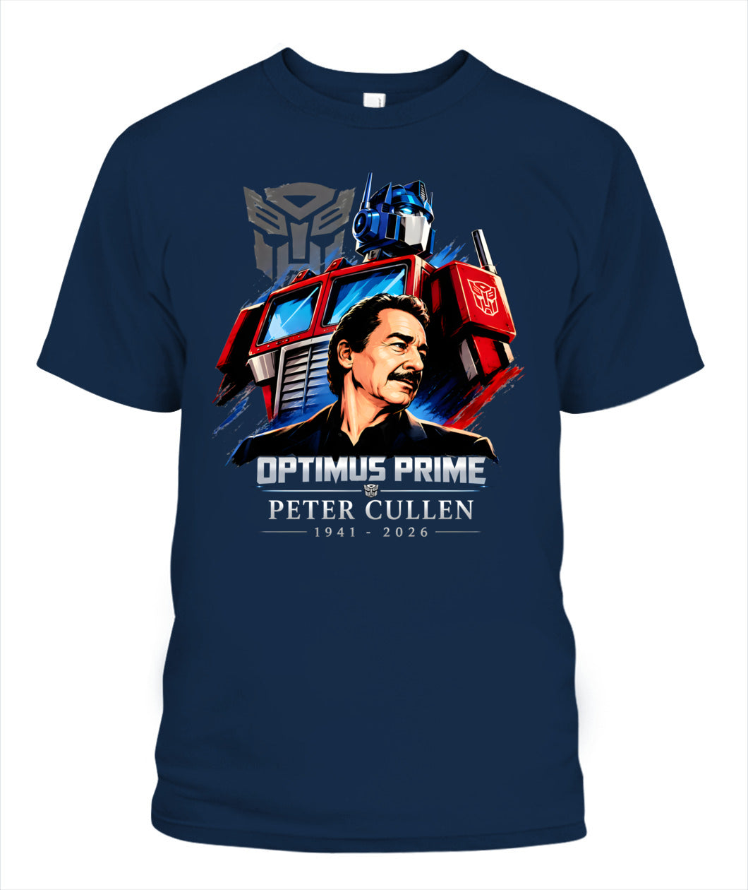 Optimus Prime Peter Cullen Shirt Unisex T-Shirt Navy