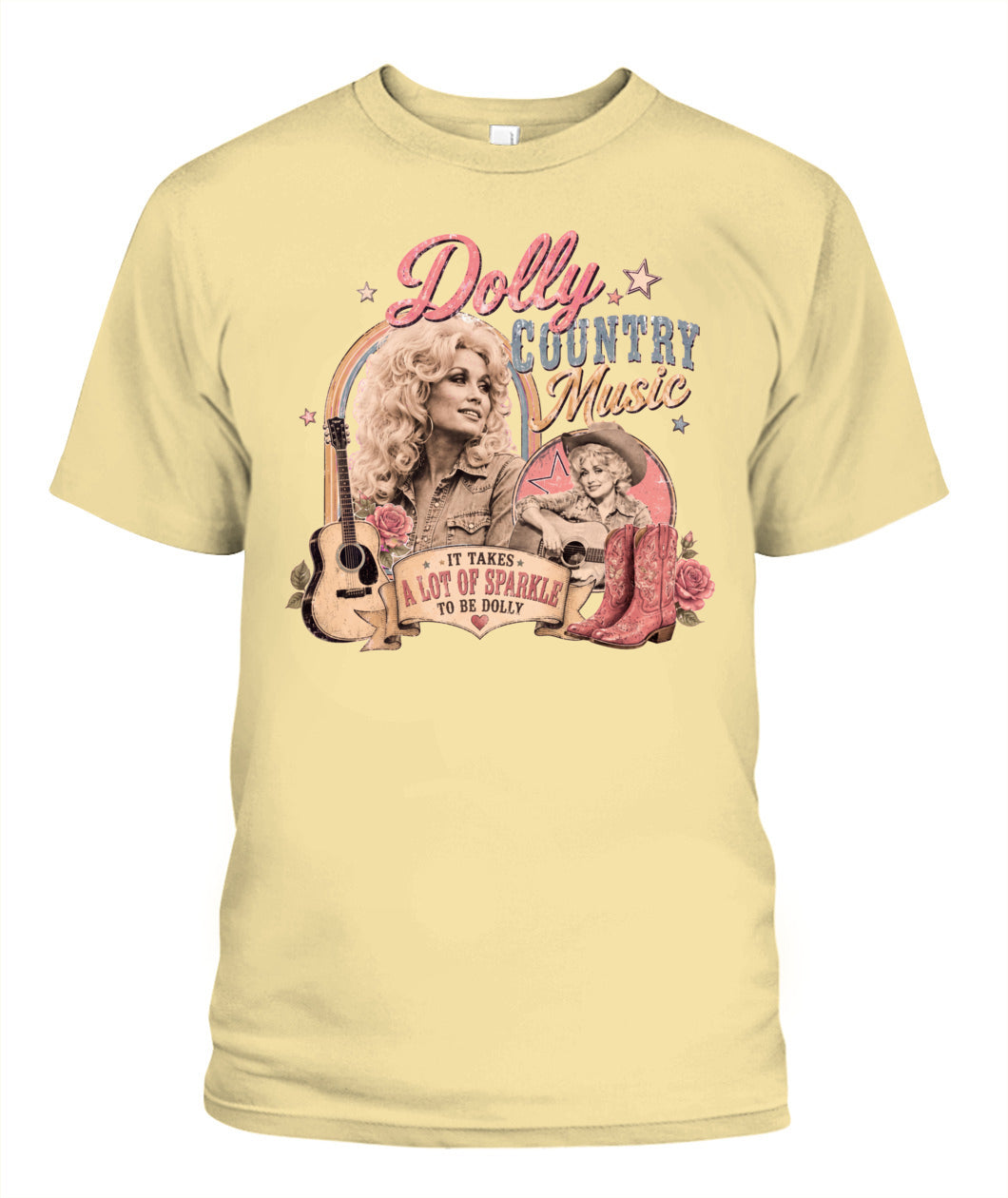 Country Music Dolly Shirt Unisex T-Shirt Butter