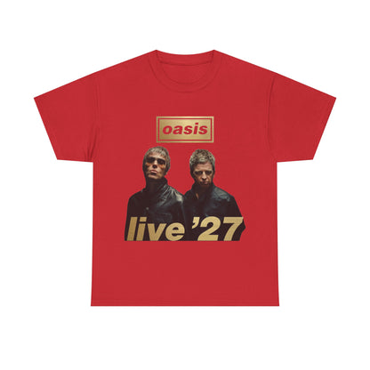 Oasis Live 27 Tour Dates Shirt T-Shirt
