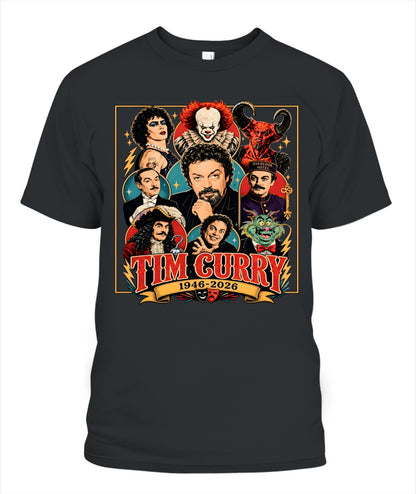 Tim Curry Career Roles Shirt Unisex T-Shirt Black