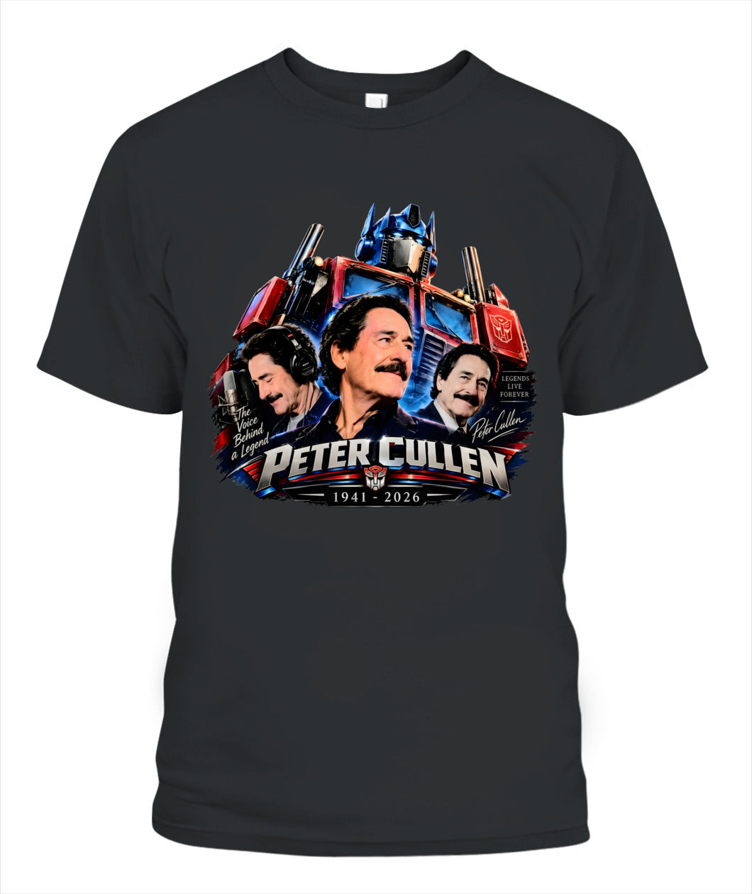The Voice Behind A Legend Peter Cullen Shirt Unisex T-Shirt Black