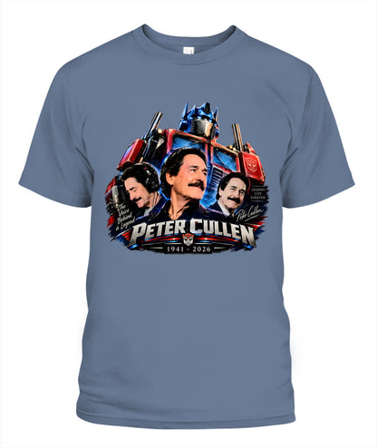 The Voice Behind A Legend Peter Cullen Shirt Unisex T-Shirt Blue Jean