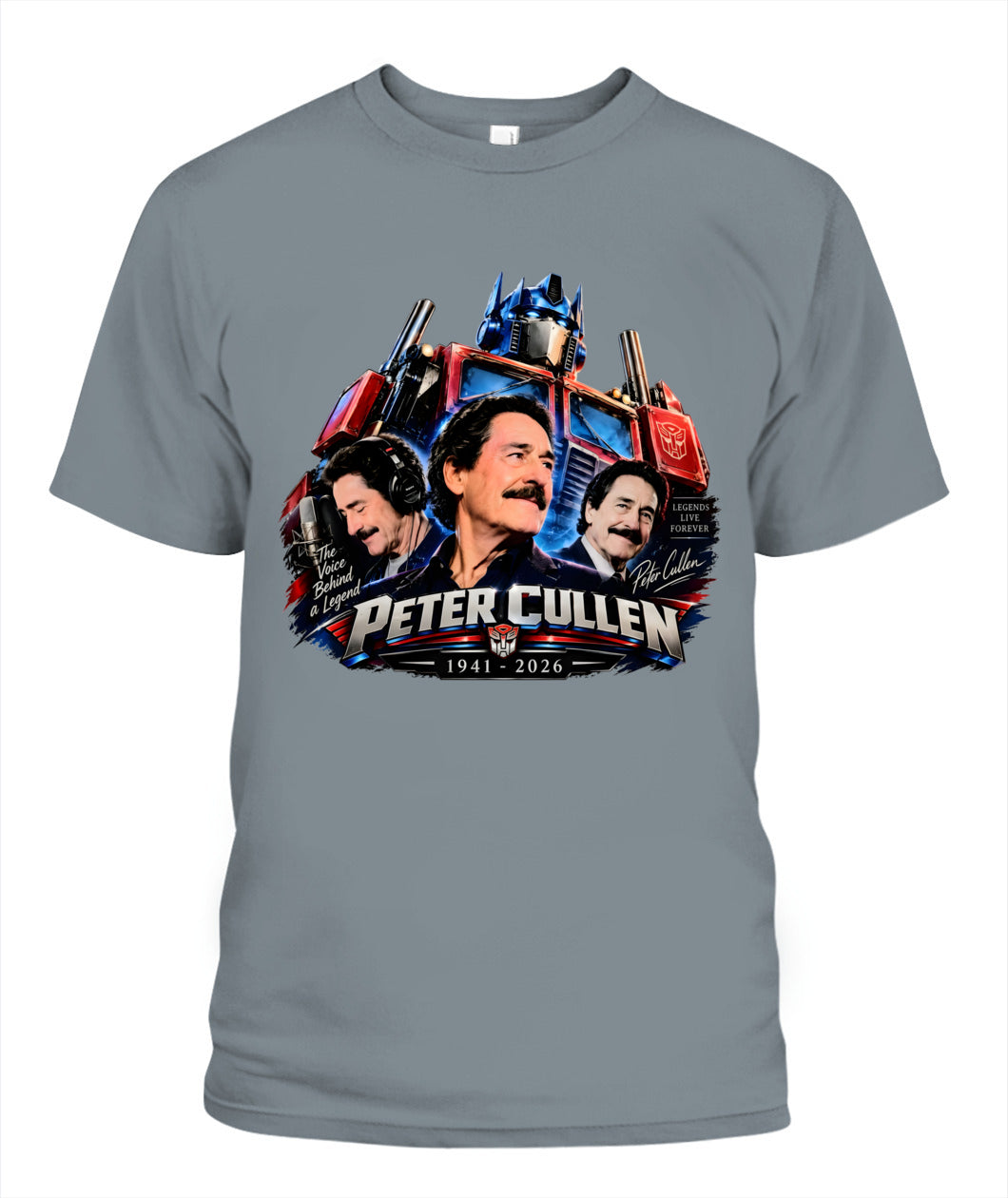 The Voice Behind A Legend Peter Cullen Shirt Unisex T-Shirt Granite