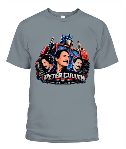 The Voice Behind A Legend Peter Cullen Shirt Unisex T-Shirt Granite