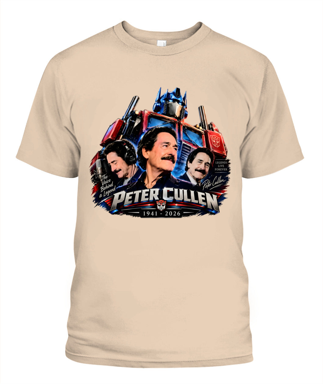 The Voice Behind A Legend Peter Cullen Shirt Unisex T-Shirt Ivory