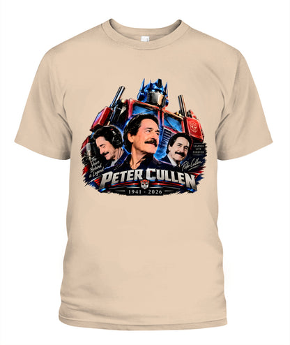 The Voice Behind A Legend Peter Cullen Shirt Unisex T-Shirt Ivory