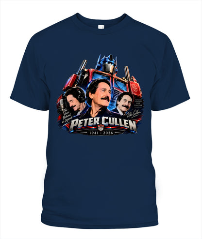 The Voice Behind A Legend Peter Cullen Shirt Unisex T-Shirt Navy