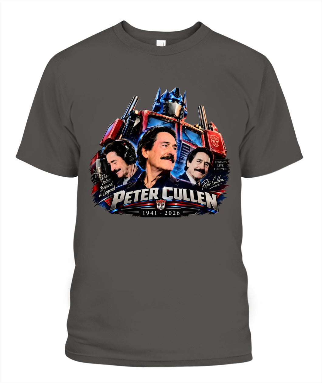 The Voice Behind A Legend Peter Cullen Shirt Unisex T-Shirt Pepper