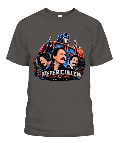 The Voice Behind A Legend Peter Cullen Shirt Unisex T-Shirt Pepper