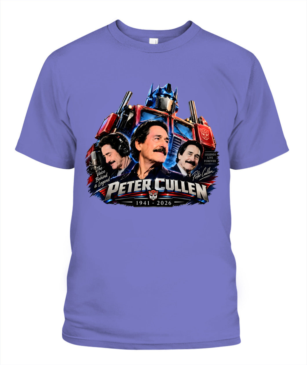 The Voice Behind A Legend Peter Cullen Shirt Unisex T-Shirt Violet
