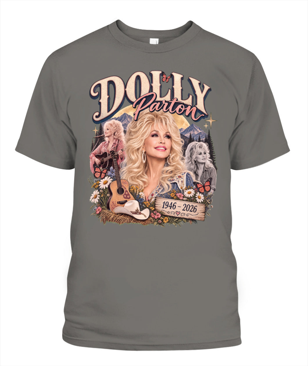 In Memory Dolly Shirt Unisex T-Shirt Grey