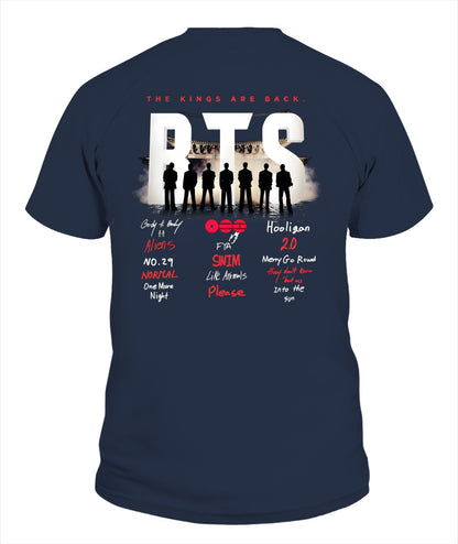 BurgerPrints [Double Sided] Arirang Tracklist V-Neck Shirt