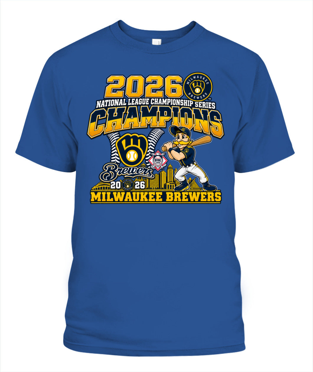 Brewers NLCS Champions 2026 Shirt Unisex T-Shirt Royal