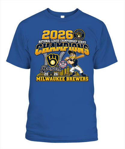 Brewers NLCS Champions 2026 Shirt Unisex T-Shirt Royal