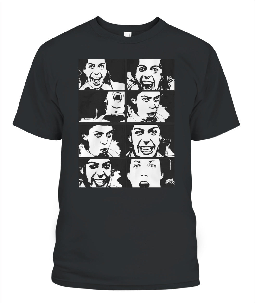 Tim Curry Cartoon Shirt Unisex T-Shirt Black