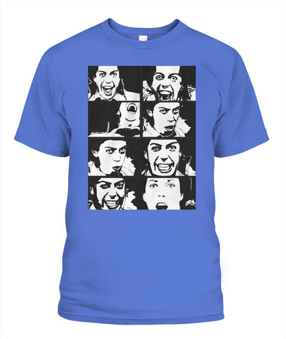 Tim Curry Cartoon Shirt Unisex T-Shirt Flo Blue
