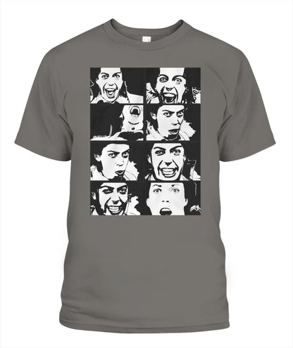 Tim Curry Cartoon Shirt Unisex T-Shirt Grey