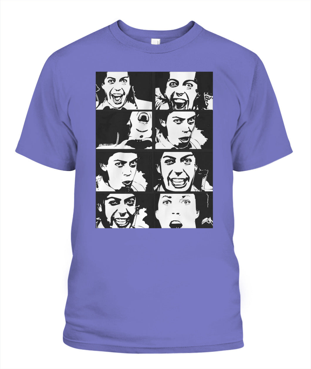 Tim Curry Cartoon Shirt Unisex T-Shirt Violet