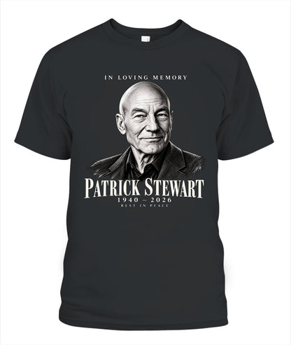 Rest in Peace Patrick Stewart Shirt Unisex T-Shirt Black