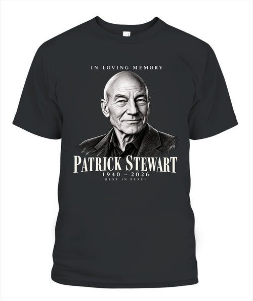 Rest in Peace Patrick Stewart Shirt Unisex T-Shirt Black