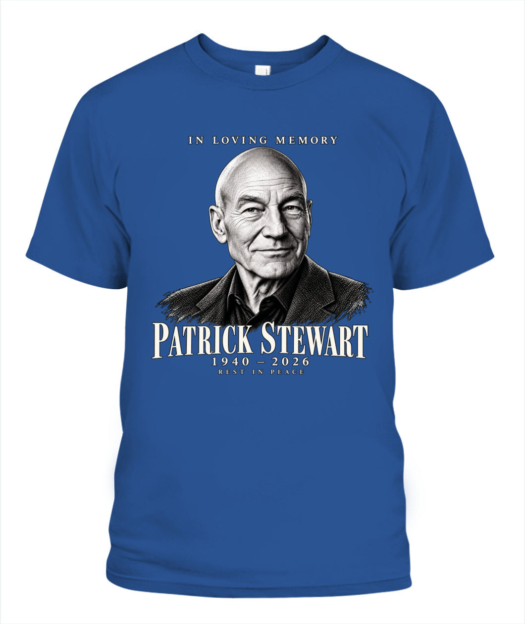Rest in Peace Patrick Stewart Shirt Unisex T-Shirt Royal