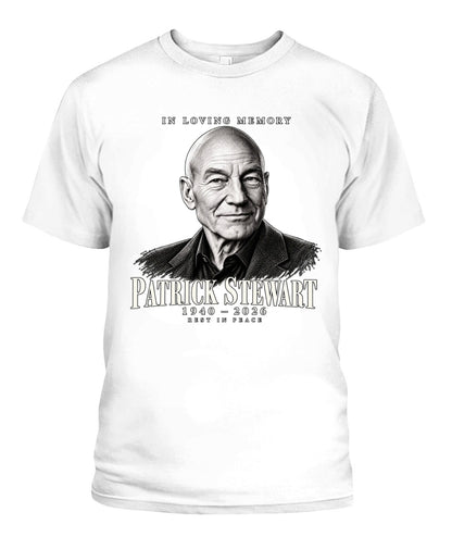Rest in Peace Patrick Stewart Shirt Unisex T-Shirt White