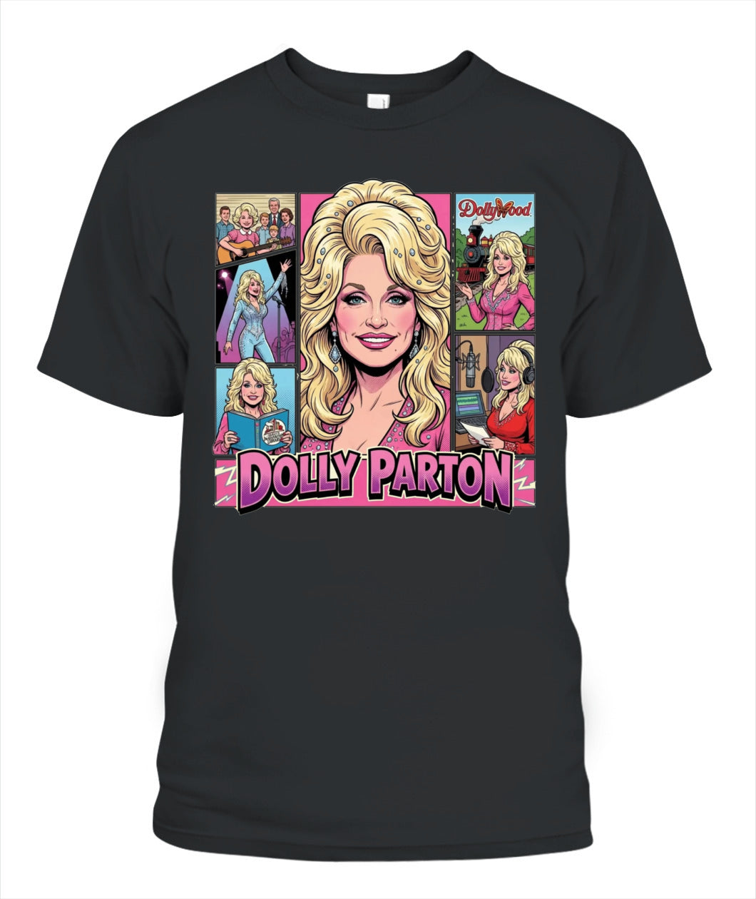 Dollywood Shirt Unisex T-Shirt Black
