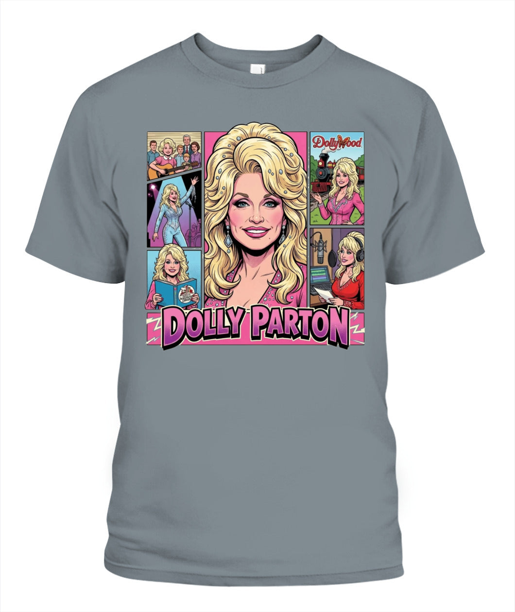 Dollywood Shirt Unisex T-Shirt Granite