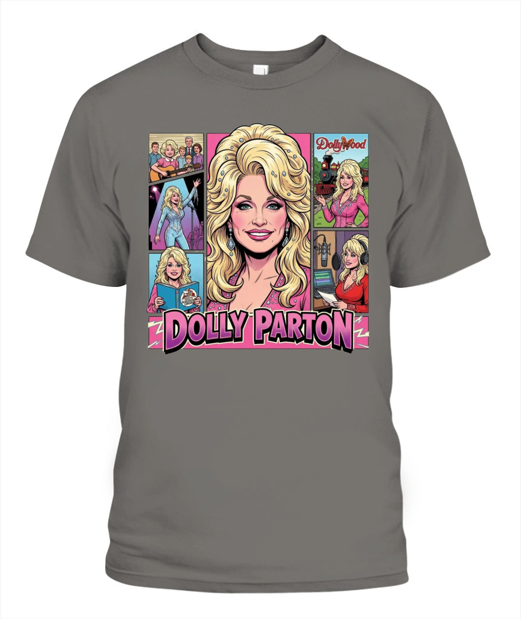 Dollywood Shirt Unisex T-Shirt Grey