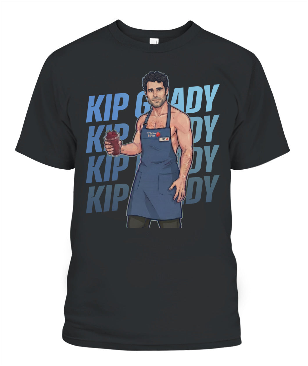 BurgerPrints Kip Grady Shirt Unisex T-Shirt Black