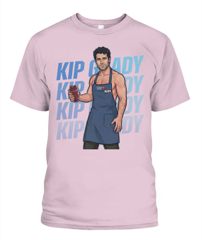 BurgerPrints Kip Grady Shirt Unisex T-Shirt Light Pink