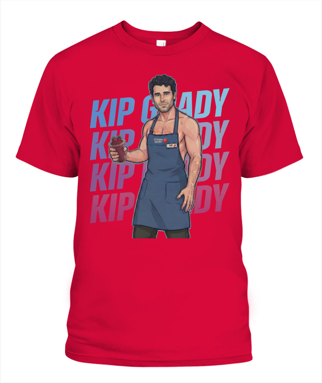 BurgerPrints Kip Grady Shirt Unisex T-Shirt Red