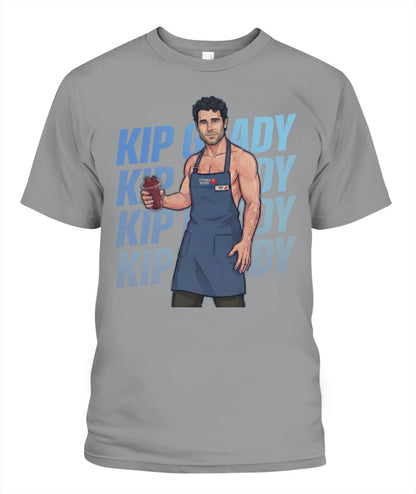 BurgerPrints Kip Grady Shirt Unisex T-Shirt Sport Grey