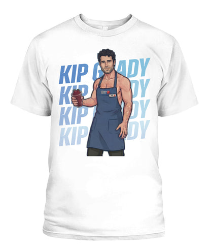 BurgerPrints Kip Grady Shirt Unisex T-Shirt White