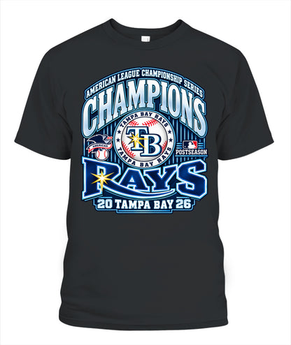 Tampa Bay Rays ALCS 2026 Champions Shirt Unisex T-Shirt Black