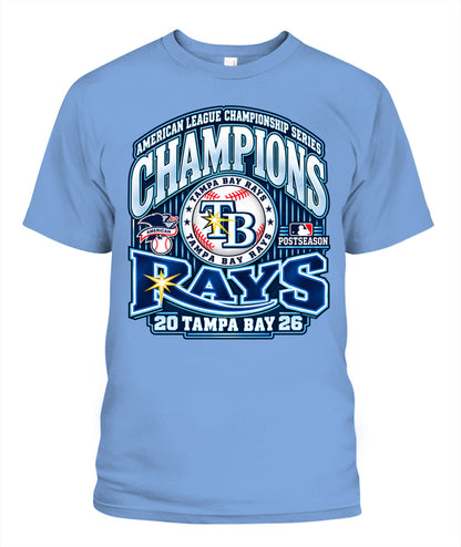 Tampa Bay Rays ALCS 2026 Champions Shirt Unisex T-Shirt Carolina Blue