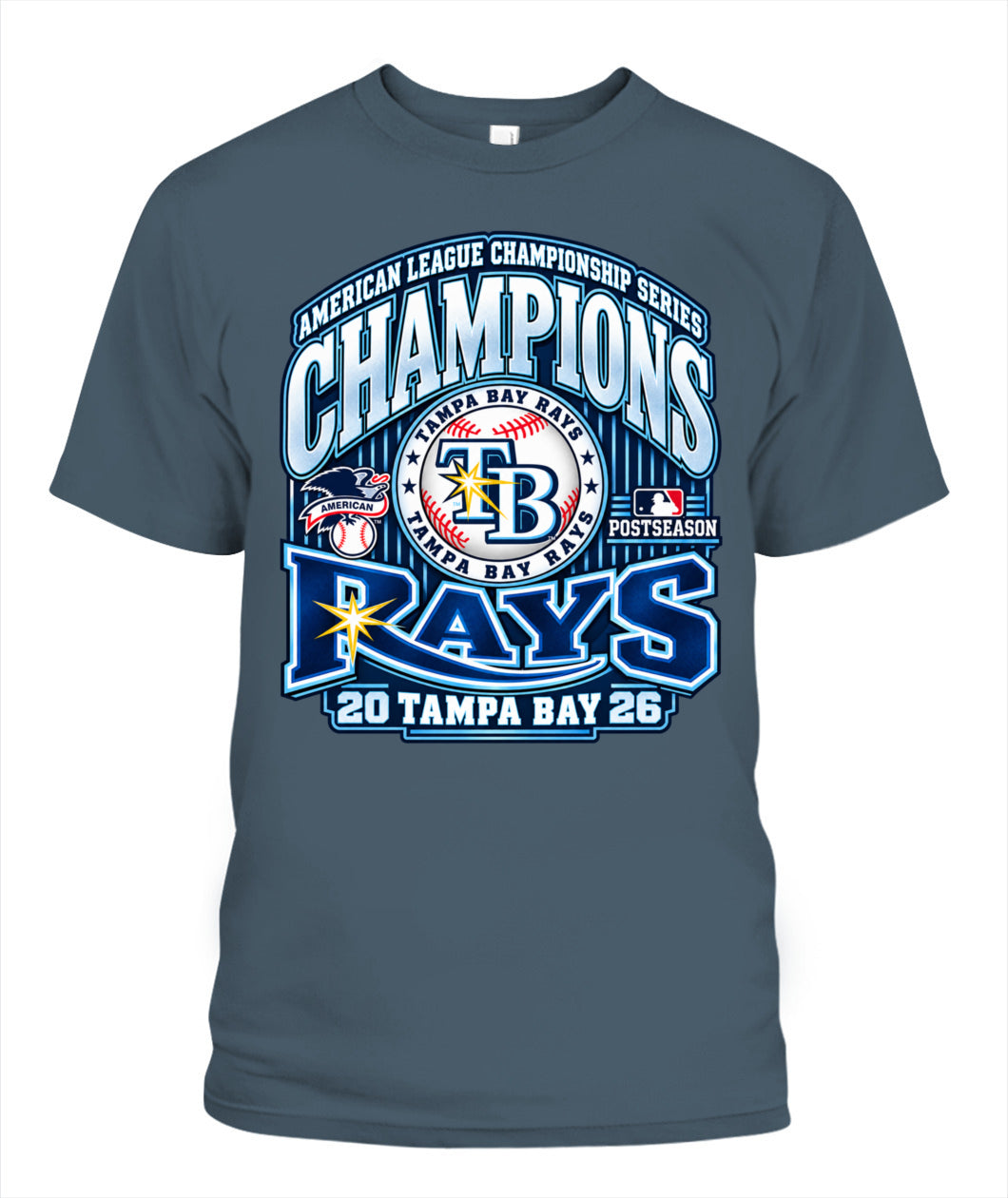 Tampa Bay Rays ALCS 2026 Champions Shirt Unisex T-Shirt Dark Heather