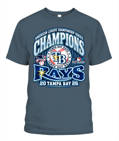 Tampa Bay Rays ALCS 2026 Champions Shirt Unisex T-Shirt Dark Heather