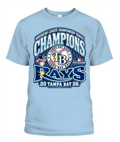 Tampa Bay Rays ALCS 2026 Champions Shirt Unisex T-Shirt Light Blue