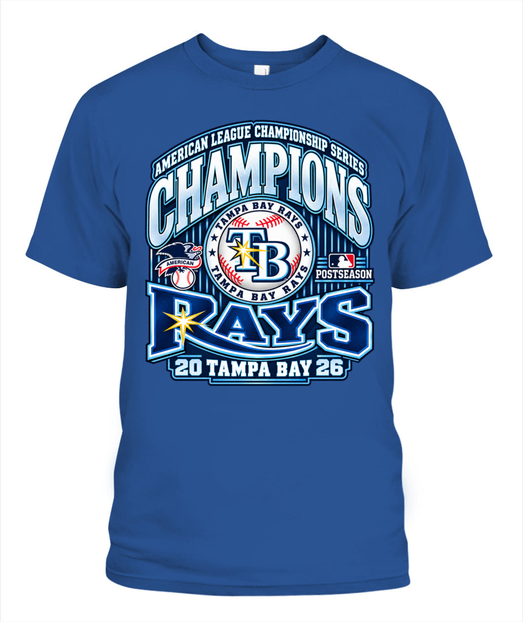 Tampa Bay Rays ALCS 2026 Champions Shirt Unisex T-Shirt Royal