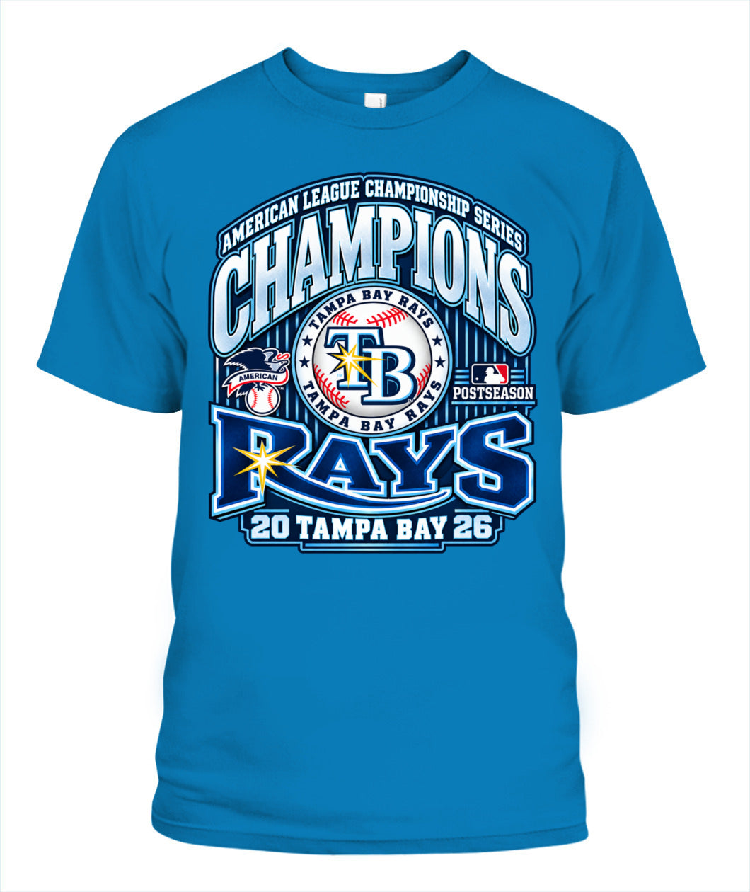 Tampa Bay Rays ALCS 2026 Champions Shirt Unisex T-Shirt Sapphire