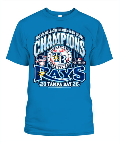 Tampa Bay Rays ALCS 2026 Champions Shirt Unisex T-Shirt Sapphire