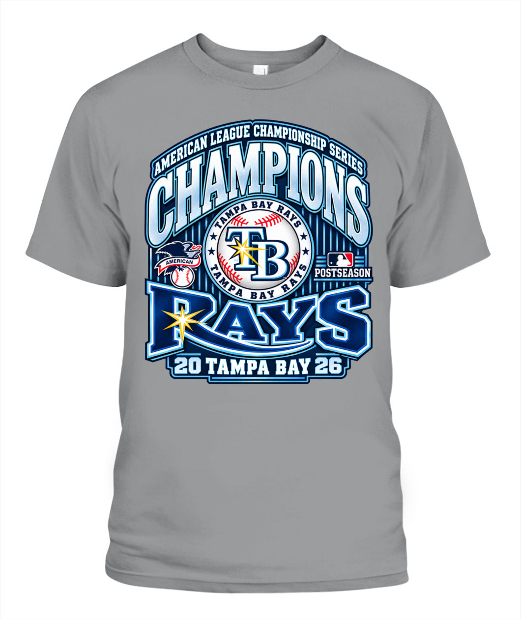 Tampa Bay Rays ALCS 2026 Champions Shirt Unisex T-Shirt Sport Grey