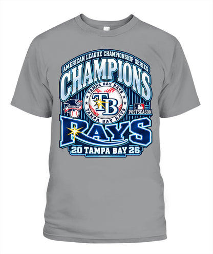 Tampa Bay Rays ALCS 2026 Champions Shirt Unisex T-Shirt Sport Grey