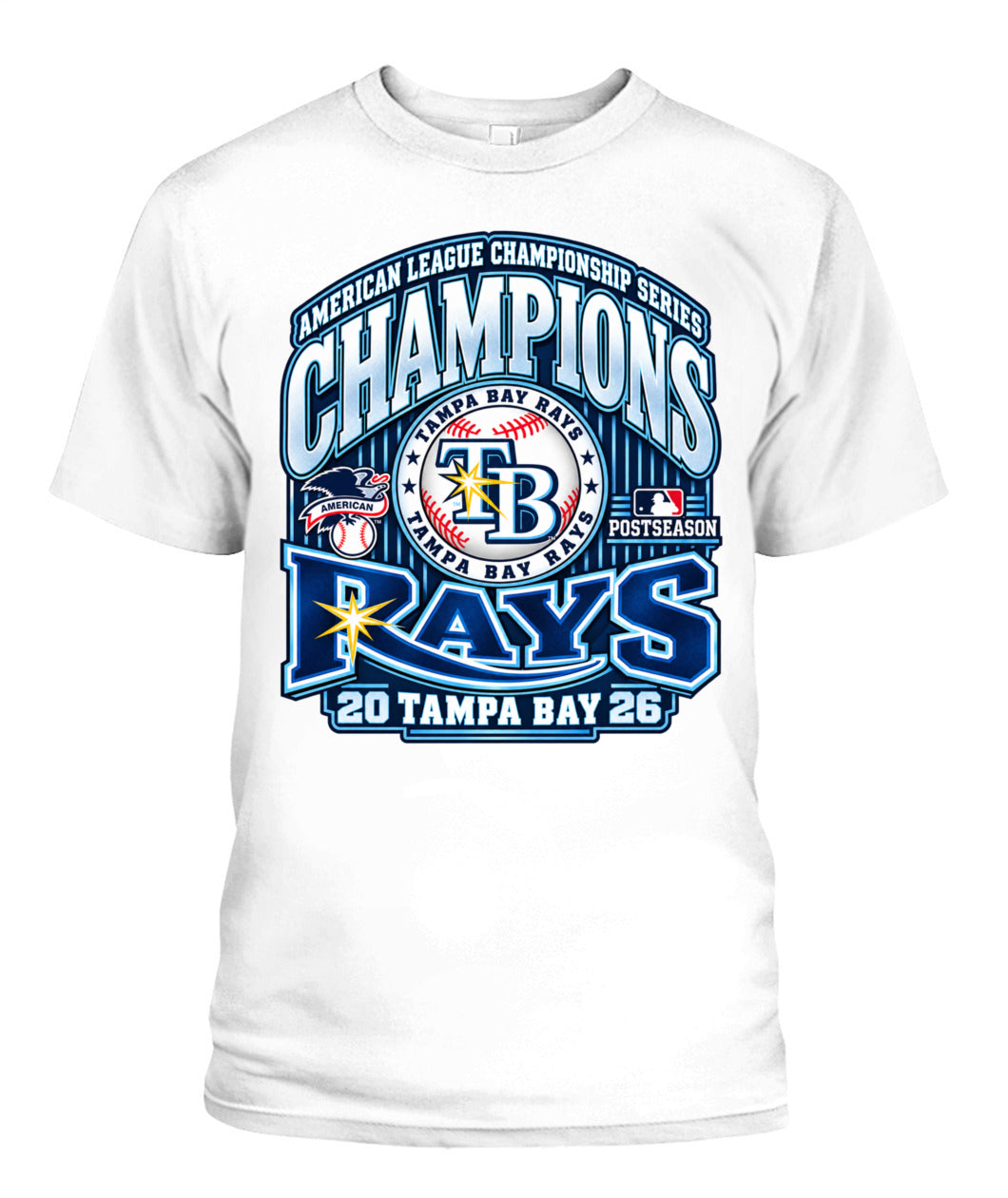 Tampa Bay Rays ALCS 2026 Champions Shirt Unisex T-Shirt White