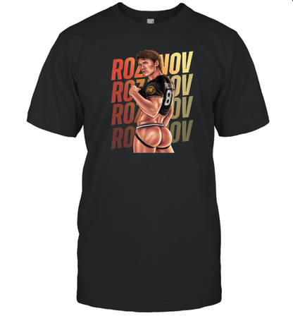 WarningPrint Gay Ilya Rozanov Tee T-Shirt Black Apparel