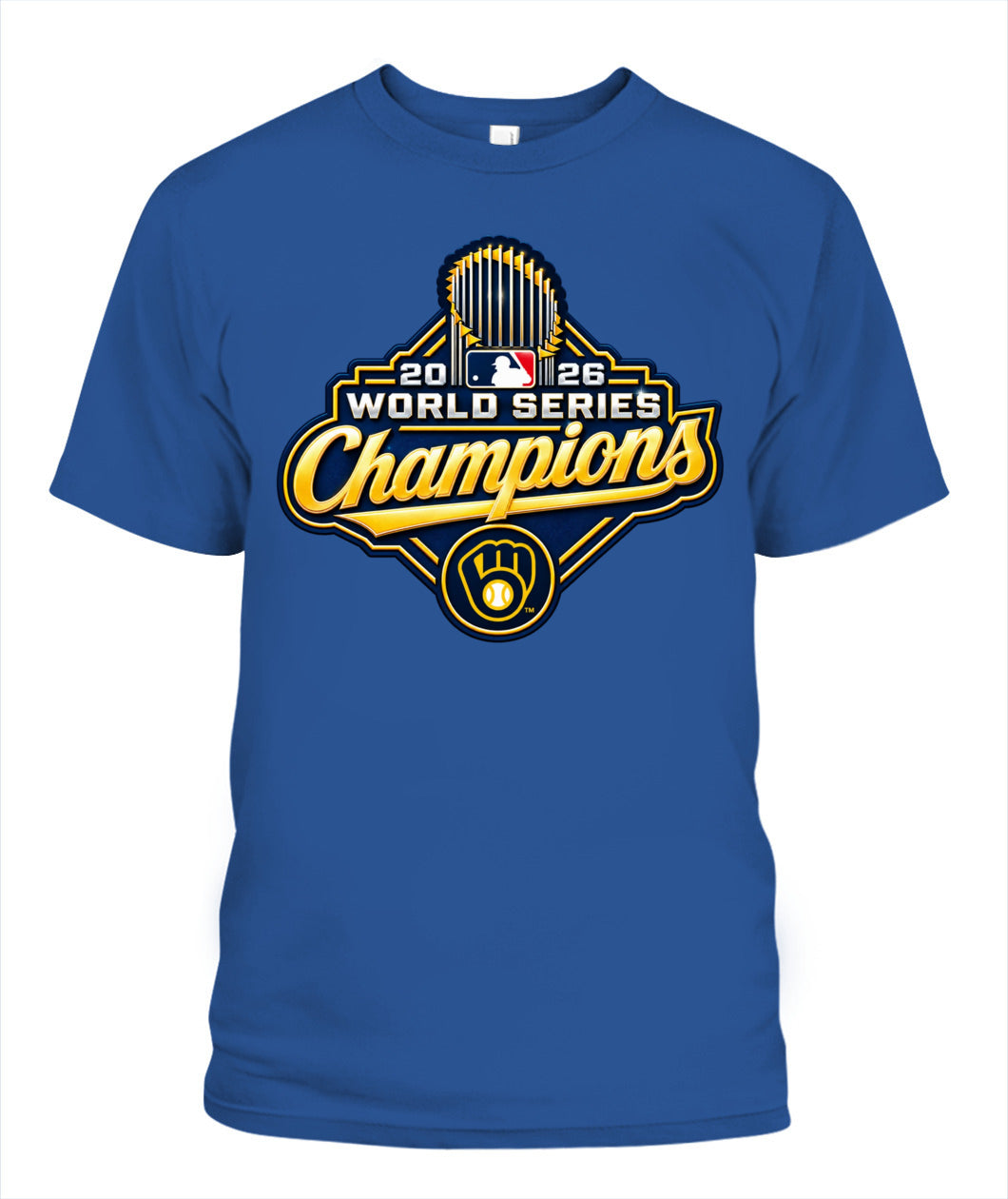 Brewers World Series Champions Shirt Unisex T-Shirt | Gildan 5000 Royal