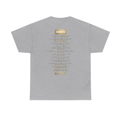 Oasis Live 27 Tour Dates Shirt T-Shirt