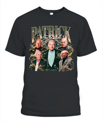 Patrick Stewart Bootleg Shirt Unisex T-Shirt Black