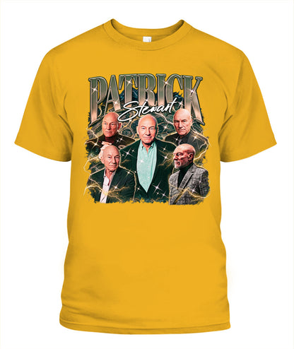 Patrick Stewart Bootleg Shirt Unisex T-Shirt Gold